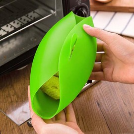 tazón de silicona para pan, molde para hornear pan, molde flexible y suave para pan de masa madre casera, herramienta de hornear para hornear, fácil de mezclar, a prueba y hornear (verde)