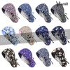 2 Pack Satin Lined Scrub Caps with Buttons & Sweathand,