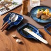 vancasso Stern Spoon Rest for Kitchen, Square Ceramic Spoon Holder,