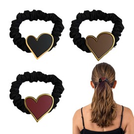 3 Stück Haargummis Damen Haarspangen und Haargummis für feine und lange Haare - langlebig und robust Kinderspängchen Haarringe mit Gummiband, Haargummis für Damen und Mädchen Silk Scrunchies