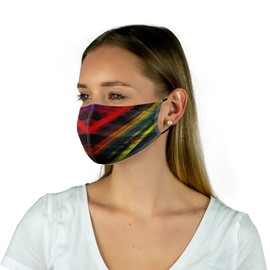 P.A.C. Pack of 2 Lightweight Premium Community Masks, Mouth and Nose Mask, Super Thin Everyday Mask, Washable up to 90°, Easy to Fit, Oeko-Tex 100, Reusable - Fantu + Total Black