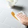Bessie Bakes White Subway Tile with White Grout Replicated Photography