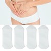 4pcs Feminine Cloth Pads Blue Pure Cotton Washable Reusable Breathable