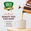 Sollo Detox Infused Ground Coffee Blend, Healthy Body Support, Dark
