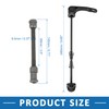 A ABSOPRO 9.5mm Quick Release Bearing Rear Hollow Axle Set