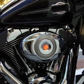 Motoforti 30 Pcs Motorcycle Nut Motorbike Screw Cover 5 Sizes Decoration Ornamental Mouldingsscrew Cap for Kawasaki for Honda for Harley Orange