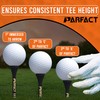 ParFact Golf Tees Wooden | Pack of 30 | Durable