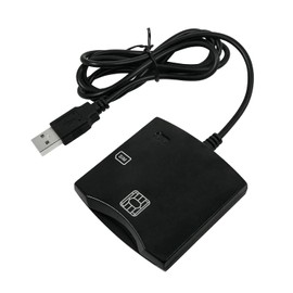 Lector de tarjetas SIM inteligente: EMV Reader Writer Programmer DOD Military USB ISO7816 Contacto Common Access CAC Card Reader + SDK Kit - Lector de tarjetas de crédito con Mac OS, Win, Linux
