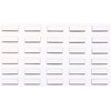 30 (0.5 x 1.625 Inch) Magnetic Name Lineup Board Tabs