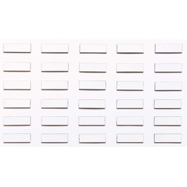 30 (0.5 x 1.625 Inch) Magnetic Name Lineup Board Tabs – Magnets for Magnetic Baseball Softball Line-Up Board Coach Marker Board