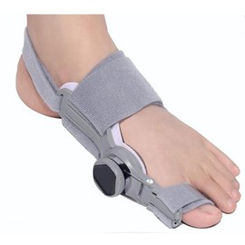 ALINO Bunion Corrector | Adjustable Toe Straightener for Men & Women | Toe Corrector with Rotating Knob, Universal Fit for Left & Right Foot | Leg Finger Straightener | Free Toe Exerciser