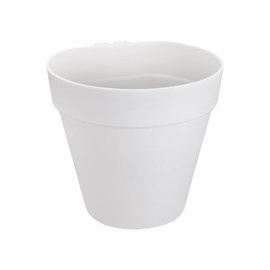 elho Loft Urban Green Wall Pot Single 15 - Flower Pot for Outdoor - Ø 15.0 x H 13.5 cm - White/White