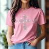 SUPERDANT Flame Cross Rhinestone Hotfix Iron-On DIY Rhinestone Transfer for