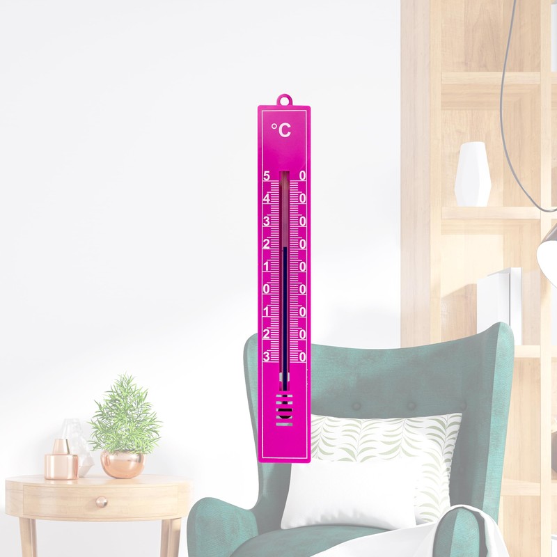 Lantelme 3 Piece Garden Thermometer Set, Weatherproof Plastic, 18 cm,