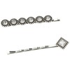 Brighton Twinkle Bobby Pins Silver/Crystal One Size