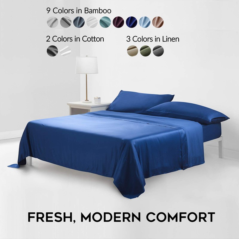 YnM 100 Percent Bamboo Pillowcase 2 Pack, King XL (50cmx100cm),