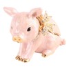 PIEARTH EX309-1 Jewelry Box, Ribbon Pig, Zinc