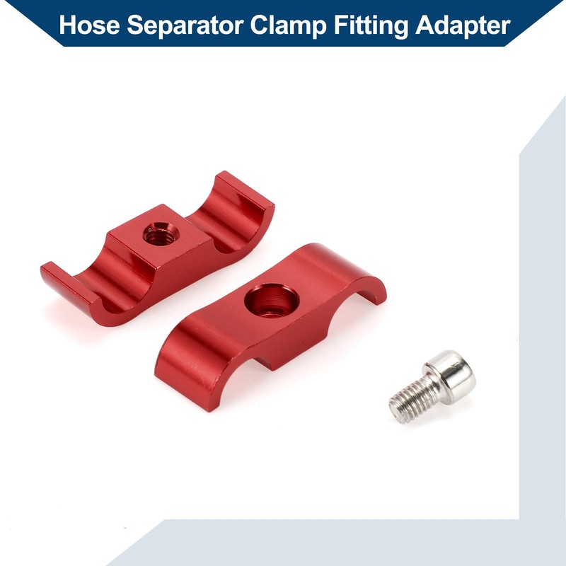 Hihaha Hose Separator Clamp Fitting Adapter/Pipe Tube Line Separator Clamp