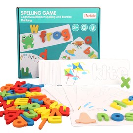 Preschool Educational Games, Learning Letters, Montessori Letters, Montessori Toy from 3 Years, Educational Games from 4 Years, Montessori, Suitable for Boys and Girls