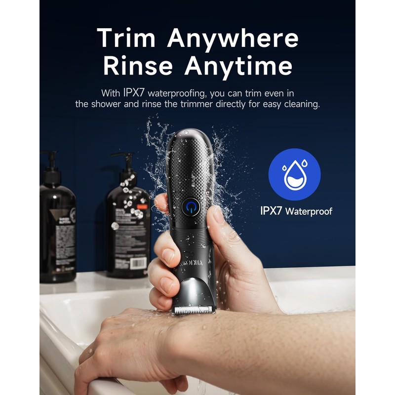 Manscape Trimmer for Men - No Nicks Electric Razor-Shaver for