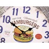 American Wall Clock, 13.4 inches (34 cm), Hamburger A111, Wall
