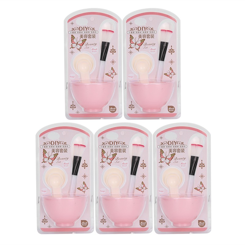 5 Set Household Facial Mask DIY Tool Kit Mask Bowl