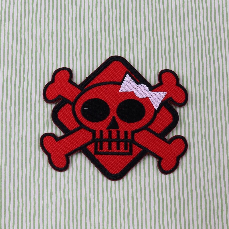 Freak Scene Patch - Skull Poison - red