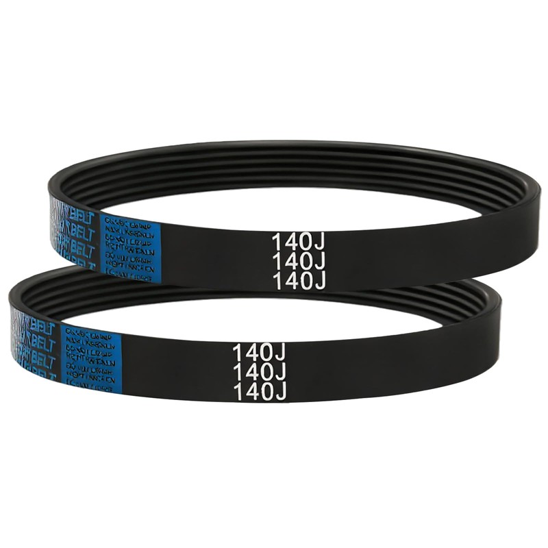2pcs 140J6 Planer Drive Belt 5140055-59 Replacement V Belt for