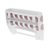 Plastic Wrap Storage Rack Cling Film Dispenser Cutter Paper Towel