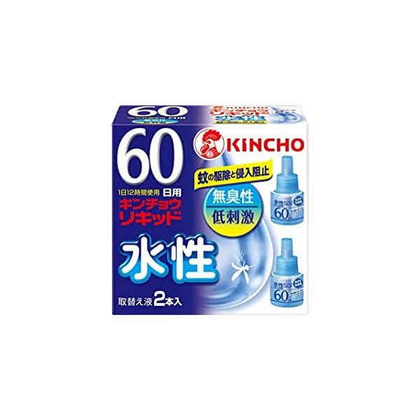 Water-based Kinko Liquid 60 Days Unscented Replacement Liquid, Pack of 2 x 2 Sets