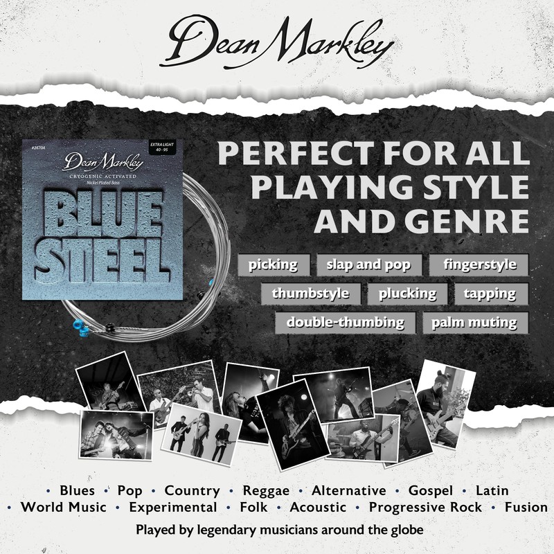 Dean Markley Blue Steel NPS 4 String Bass Strings DM2670A
