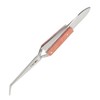 Remos® Soldering Tweezers, Curved, Heat-Insulated, 17 cm Rust-Proof