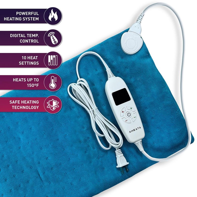 Aheata Heated Pad with Digital Controller – Winter Electric Blanket