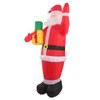 Inflatable Christmas Old Man Model with Gift Bag in Hand