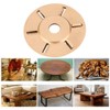 6T Golden Wood Carving Disc Engraving Blade Woodworking Milling Cutter