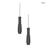FOCMKEAS 2PCS Mini Phillips Screwdriver, 3mm Cross Head with Black