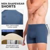 Daytain Mens Padded Boxer Briefs Tummy Control Dark Blue