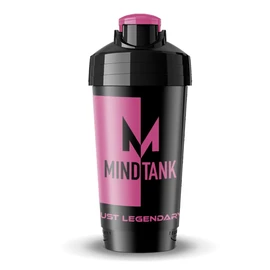 MINDTANK Shaker 700 ml pink, special base for perfect shaking, dishwasher safe