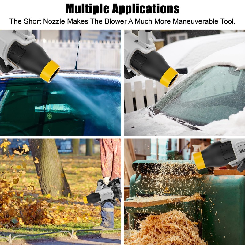 Uniqwamo Car Drying Nozzle Compatible for Dewalt 20V MAX Leaf