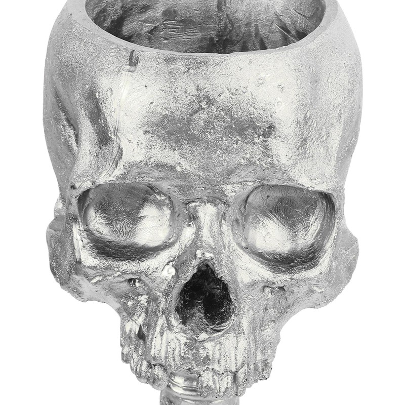 Skull Planter Spine Stand Set Innovative Exquisite Decorative Hand Painted