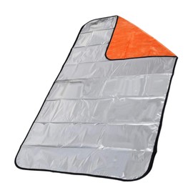 4-Layer, Thick Thermal Sheet, Survival Sheet, Aluminum, Aluminum Blanket, Disaster Preparedness Goods, For Emergencies, Disasters, Outdoors, Travel (1)