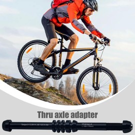 Trainer Skewer for Bike,Cycle Rear Wheel Trainer Replacement Axle Adapter - Adjustable Width, Riding Accessory for Women, Men, Adult and Teens