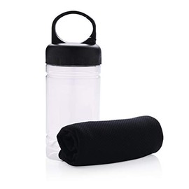 LOOOQS Cooling Towel Unisex Adult, Black