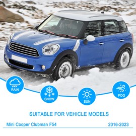 CJPPPZIW® Windshield Wipers Replacement for Mini Cooper Clubman F54 2016-2023,Streak-free,OEM Quality Premium All-Season Pink Wiper Blades-22"+20"(Pack of 2)