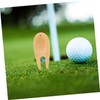 Kisangel 8-pc Bamboo Divot Repair Tool Set Golf Accessories for