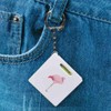 Azeeda 'Sleeping Flamingo' Keyring Tape Measure/Spirit Level Tool (KM00014443)
