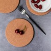 Round Hot Pan Coasters, Cork Coasters for Drinks, Coffee, Tea,