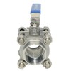 DAN SPEED NPT 3-Piece Stainless Steel SS304 Ball Valve, Industrial