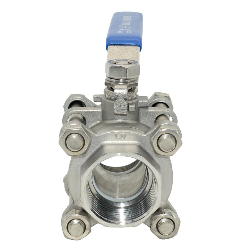 DAN SPEED NPT 3-Piece Stainless Steel SS304 Ball Valve, Industrial