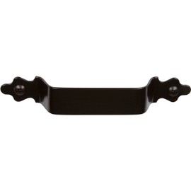 Delaney Hardware BD0134- Barn Door Pull Handle with Clover, Black